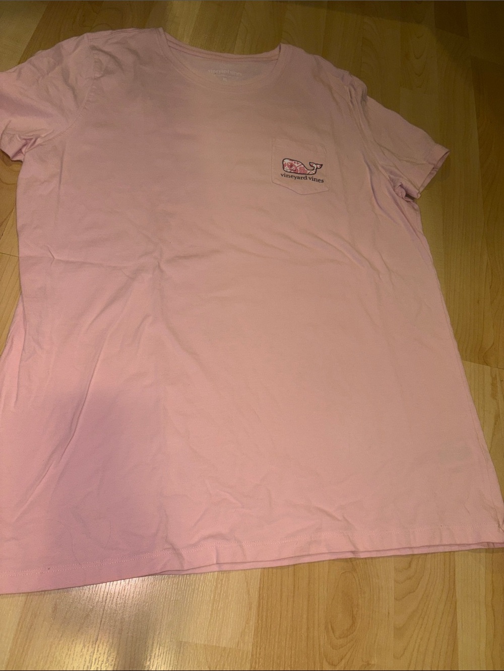 Vineyard Vines Light Pink Short-Sleeve Pocket Tee XL - Picture 5 of 7